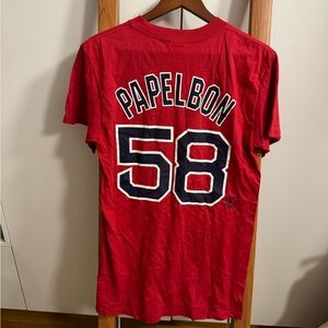 Boston Red Sox Jonathan Papelbon Majestic shirt jest (men's medium)
